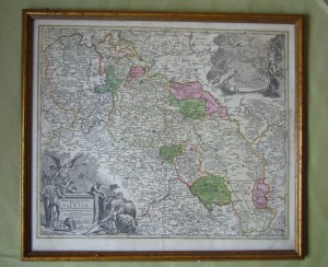 Śląsk Homann stara mapa